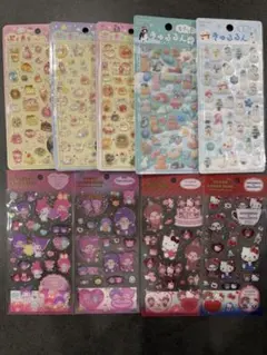 산리오 モンチッチ クリアキャンディシール もふっときゅるるん ぷくまるシール
