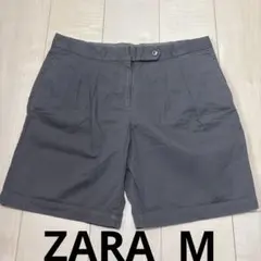 ZARA BASIC ザラ　カーキ　ショート　ハーフ　パンツ レディース　M