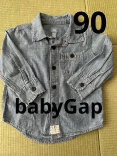 babyGap デニム調 長袖シャツ 18-24ヶ月(90cm)