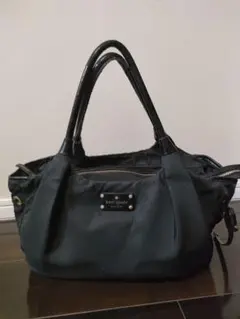 T*】様 kate spade 黒 ナイロンショルダーバッグ　トートバッグ