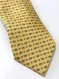 Salvatore Ferragamo イエロー ネクタイ