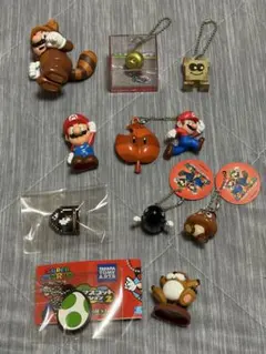 スーパーマリオ フィギュアコレクション キーホルダー ピンズ ソフビ マスコットのサムネイル