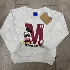 新品　Disney ミッキーマウス トレーナー 100cm しまむら　裏毛