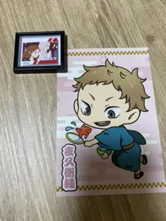 ハイキュー!! 夏祭り　夜久衛輔ポストカード マグネットフレーム付き