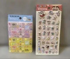 しんちゃん ステッカー 2枚セット