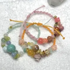 天然石⭐️パワーストーン⭐️マクラメ編み　ブレスレット　まとめ売り