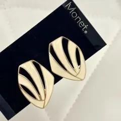 Monetモネ　ゴールド　大ぶり　イヤリング　ヴィンテージ