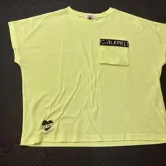 PINK-latte 半袖Tシャツ イエロー ロゴポケット Mのサムネイル