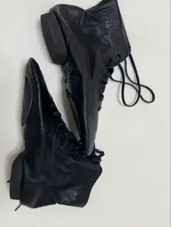 Chacott ジャズシューズ　黒　ダンスシューズ　革のサムネイル