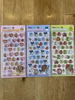 正規品　たまごっち ボンボンドロップシール 3セット　みみめめくちぱっち