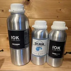 未使用 SK本舗 水洗いレジン 1kg×2本 クリア・クリアブルー 合計2kg