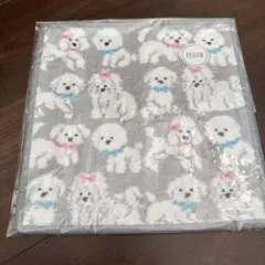 【新品未開封】フェイラー モフモフワンチャン ハンカチ グレー