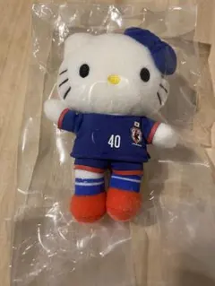 ハローキティ サッカー日本代表 ぬいぐるみマスコット 背番号40 - メルカリ