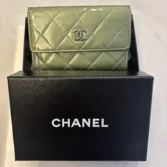 CHANEL マトラッセ 三つ折り財布 パテントのサムネイル