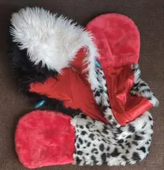 ディズニーファンキャップ　マフラー　クルエラ