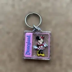 【値下げ】ミニーマウス アクリルキーホルダー ディズニーランド