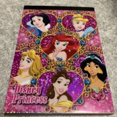sun-star☆Disney Princess メモ帳 ディズニー平成レトロ