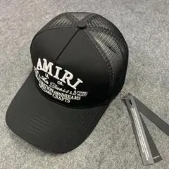 AMIRI　トラッカーキャップ　正規品 AMIRI ブラック トラッカーキャップ - メルカリ