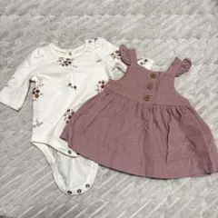babygap コーデュロイワンピース&ボディスーツセット