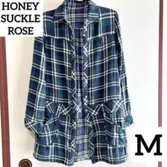 ☆美品☆ HONEY SUCKLE ROSE コットンチェックシャツ M