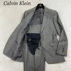 K580 美品 M カルバンクライン ストライプ柄 スーツ上下 グレー メンズ 2026年最新】Calvin Klein メンズ ビジネススーツの人気アイテム