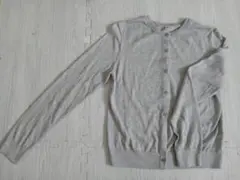 UNIQLO UVカット クルーネックカーディガン グレー　M