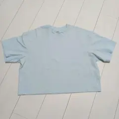 UNIQLO レディース 半袖Tシャツ ライトブルー Lサイズ