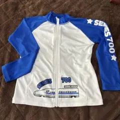 ラッシュガード 120 SERIES700 新幹線 中古美品　水着 水遊び