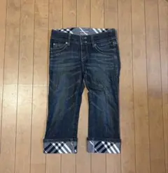 BURBERRY BLUE LABEL デニム クロップドパンツのサムネイル