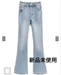 【新品未使用】グレイル　ハイウエストフレアデニムパンツ[cu498] xs