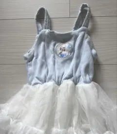 【アナと雪の女王】エルサ　キャミソールワンピース 120cm バースデイ　コトリ