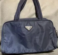 PRADA ネイビー ハンドバッグ
