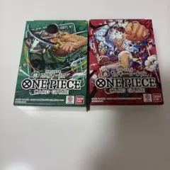 ONE PIECEカード スタートデッキ 2種 2個セット ルフィ ゾロ