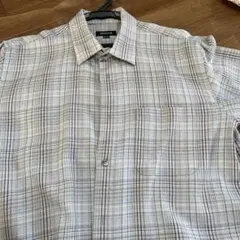 メンズ　冬用長袖ワイシャツ　Lサイズグレー