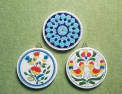 円形　装飾用陶器　壁掛　まとめ売り　トルコ　ギリシャ