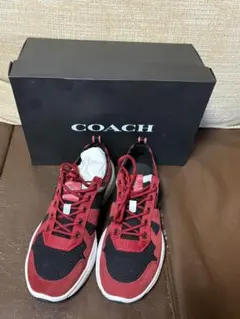COACH レッド/ブラック スニーカーのサムネイル