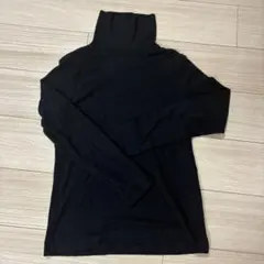 UNIQLO 黒 ヒートテック　タートルネック 長袖 トップス