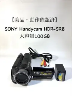 【動作確認済】SONY Handycam HDR-SR8 100GB 2026年最新】hdr-sr8の人気アイテム - メルカリ