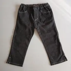 hakka kids グレーブラックパンツ　130