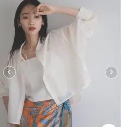 LOWRYS FARM シアーシャツＬＳ　アイボリー