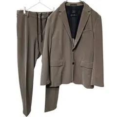 ブラックレーベルクレストブリッジ セットアップ スーツ ストレッチ素材 ベージュ