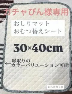 ガチャぴん様専用　おむつ替えマット