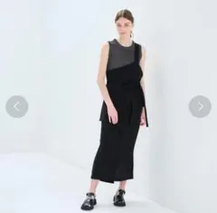 EZUMI 25SS 新品 リトルブラック サティカル チュニック スパンコール 