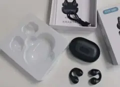 ワイヤレスイヤホン イヤーカフ型 Bluetooth 耳を塞がない骨伝導イヤホン