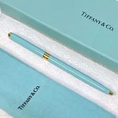 未使用 TIFFANY ティファニー ボールペン パースペン ブルーラッカー