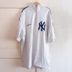 MLB New York Yankees ハーフジップ Tシャツ　M