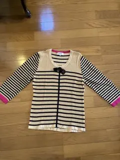 SONIA BY SONIA RYKIEL ボーダーニット七分袖40