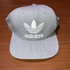 adidas グレー ベースボールキャップ OSFX