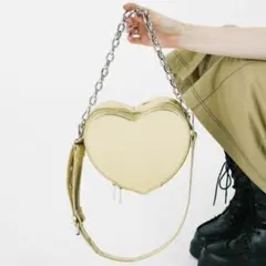 TINA:JOJUN 2wayハートバッグ ゴールド