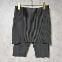 MOUSSY マウジー バイカー パンツ ダークグレー スカート 美品